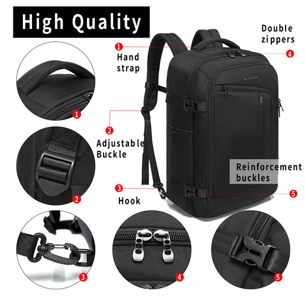BANGE Travel Overnight Backpack,40-Liter FAA Flight Approved Weekender – BANGE bag BANGE Travel Overnight Backpack,40-Liter FAA Flight Approved Weekender – BANGE bag