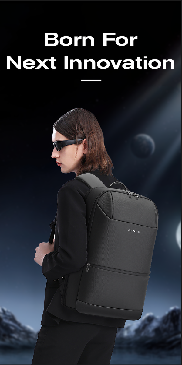 BANGE Best Carry-on Breathable Waterproof & Scratch-resistant Business Travel Commute Backpack