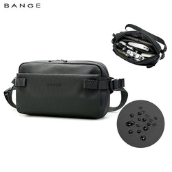 BANGE Minimalist Waterproof Urban Crossbody Sling Bag for Commute/Travel