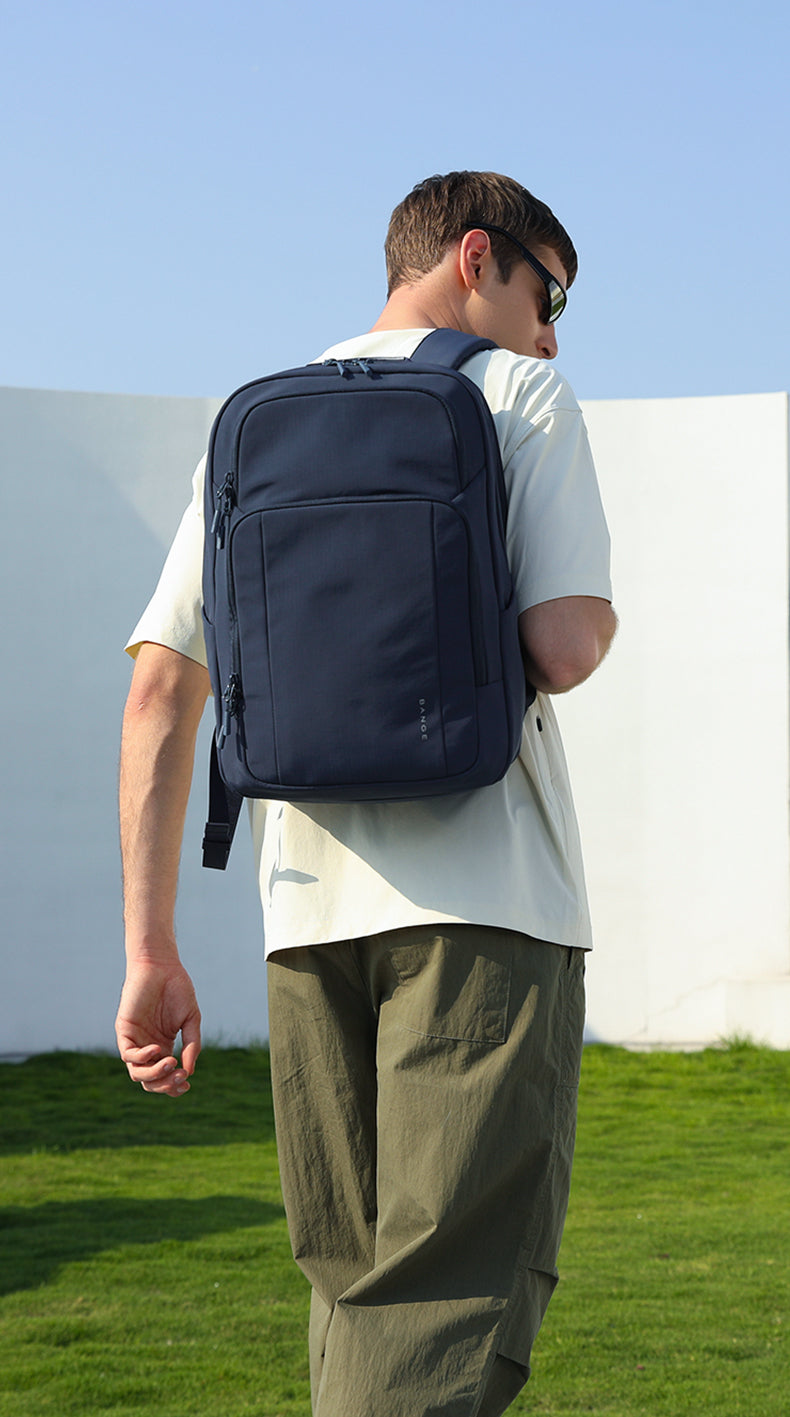 BANGE New Travel Waterproof Soft Lightweight Student Casual Bag Men Laptop Backpack