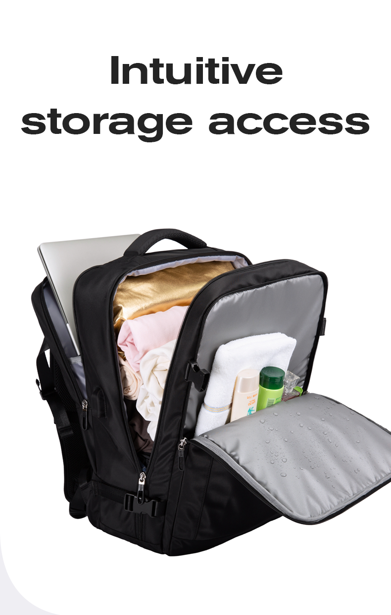 BANGE Hot Selling Ernogomic Waterproof School Business Travel Backpack with USB Port