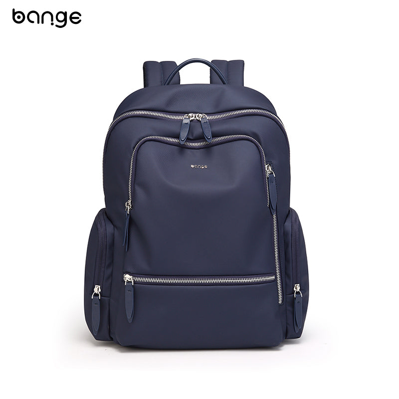 14 inch laptop backpack waterproof BANGE Women’s Minimalist Commute Lightweight Bag with Trolley Sleeve, Blue Color:F29  Ghost Wakasagi / Aurora Fish Hooks: Oscar and tag:Ice UrbanLite combines generous storage