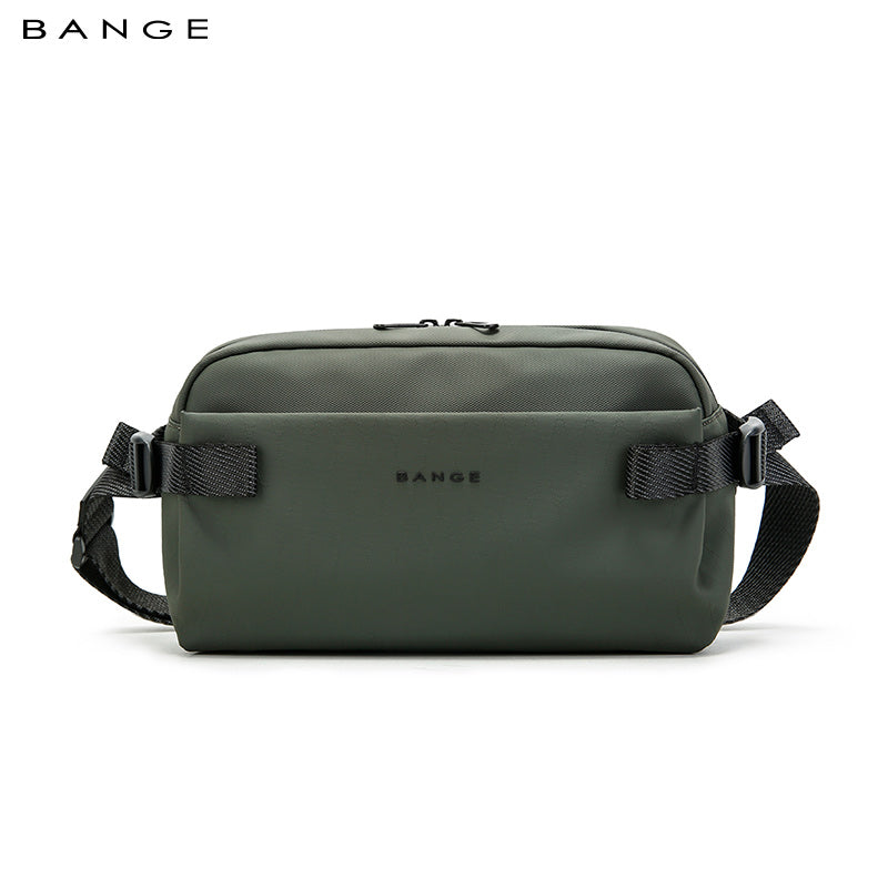 crossbody sling bags for travel BANGE Minimalist Waterproof Urban Crossbody Sling Bag for Commute/Travel, Green