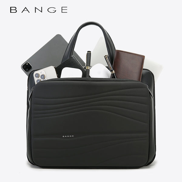 BANGE Fashion High-Quality Water-resistant Briefcase Laptop Bag for Commute & Business Travel