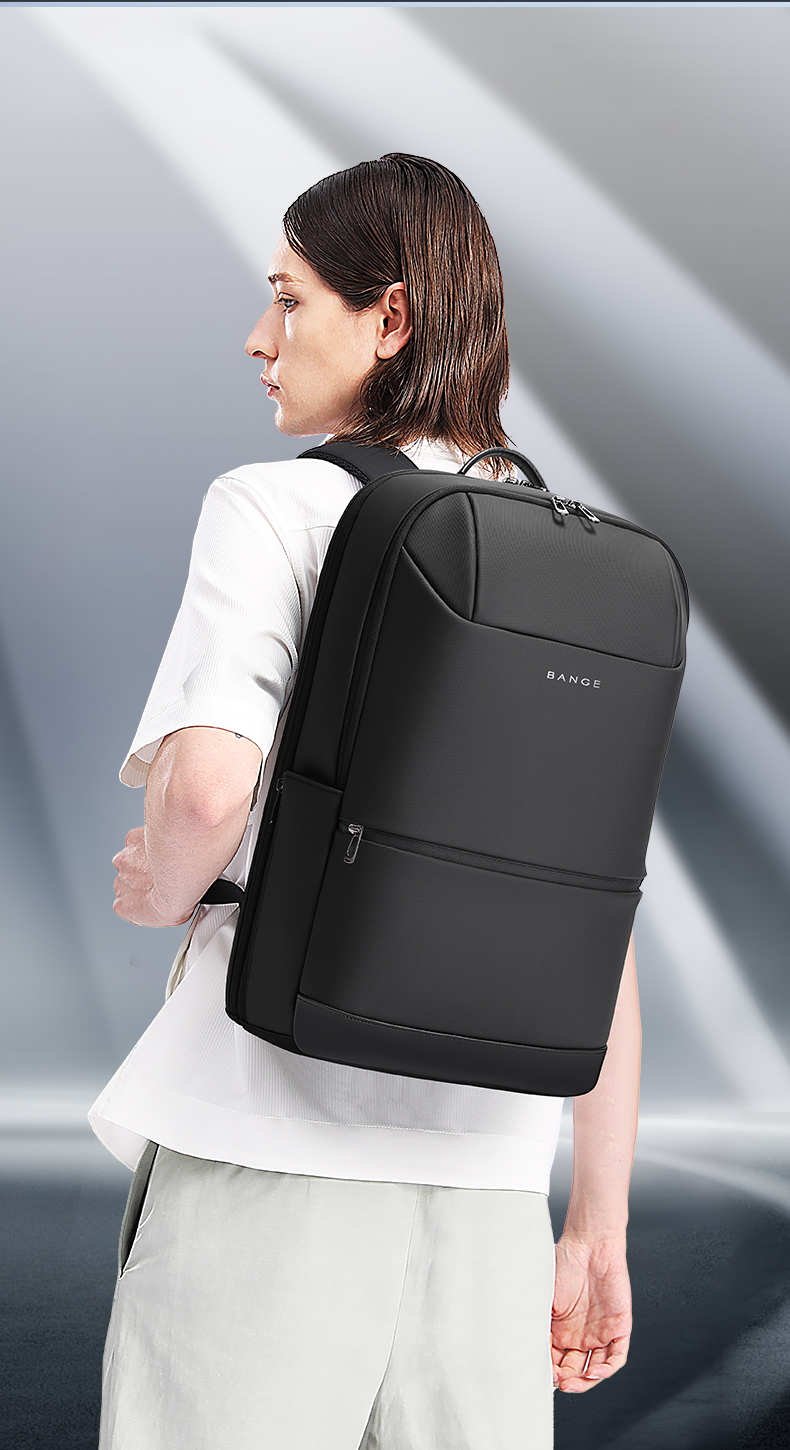 BANGE Best Carry-on Breathable Waterproof & Scratch-resistant Business Travel Commute Backpack