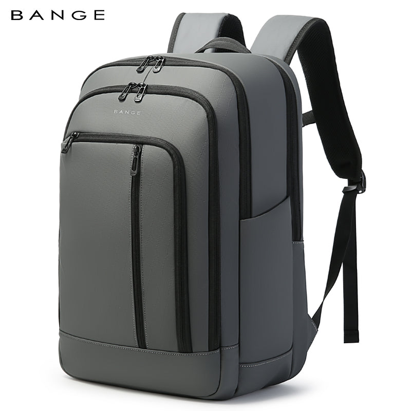 BANGE Water-resistant Business Travel Backpack with Padded Laptop Compartment Ergonomic College School Bag for Teens