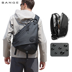 BANGE New Multifunctional  Waterproof Crossbody Bag for Hiking & Travel