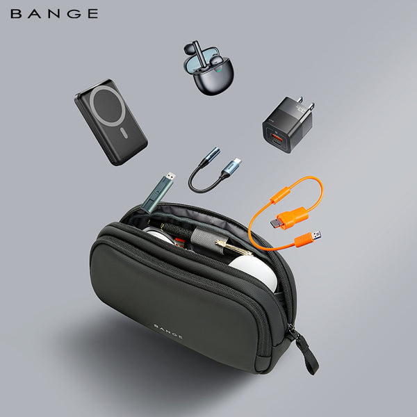 BANGE Minimalist Dual-Layer Waterproof & Tangle-Free Cable Organizer
