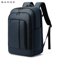 BANGE Water-resistant Business Travel Backpack with Padded Laptop Compartment Ergonomic College School Bag for Teens