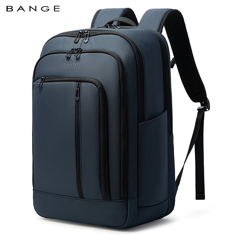 BANGE Water-resistant Business Travel Backpack with Padded Laptop Compartment Ergonomic College School Bag for Teens