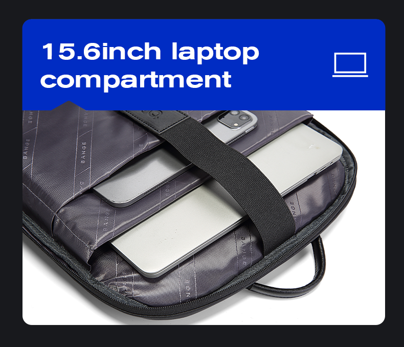 BANGE Best Carry-on Breathable Waterproof & Scratch-resistant Business Travel Commute Backpack