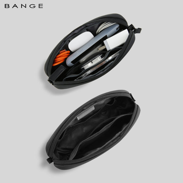 BANGE Portable Waterproof Tech Storage Bag for Travel & Commute
