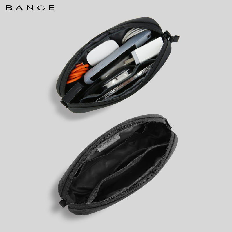 BANGE Portable Waterproof Tech Storage Bag for Travel & Commute