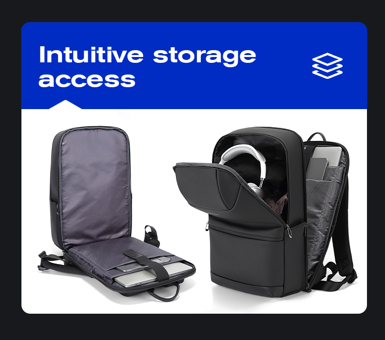 BANGE Best Carry-on Breathable Waterproof & Scratch-resistant Business Travel Commute Backpack