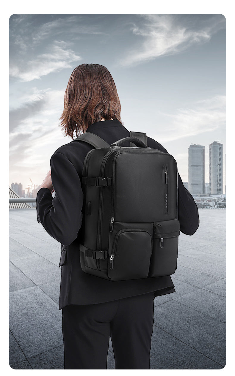 BANGE Best Carry-on Large Capacity Waterproof Backpack for School Travel