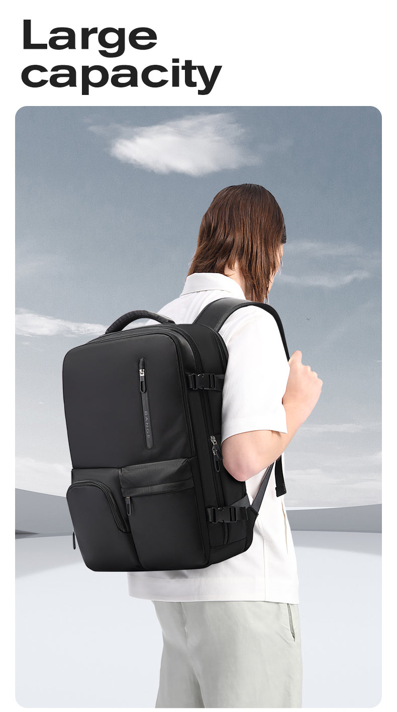 BANGE Best Carry-on Large Capacity Waterproof Backpack for School Travel