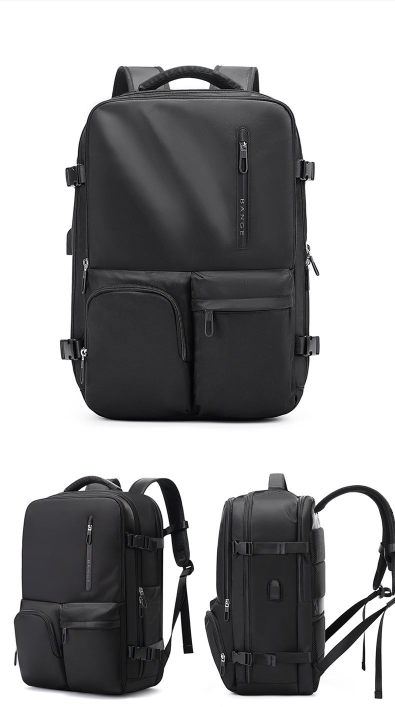 BANGE Best Carry-on Large Capacity Waterproof Backpack for School Travel