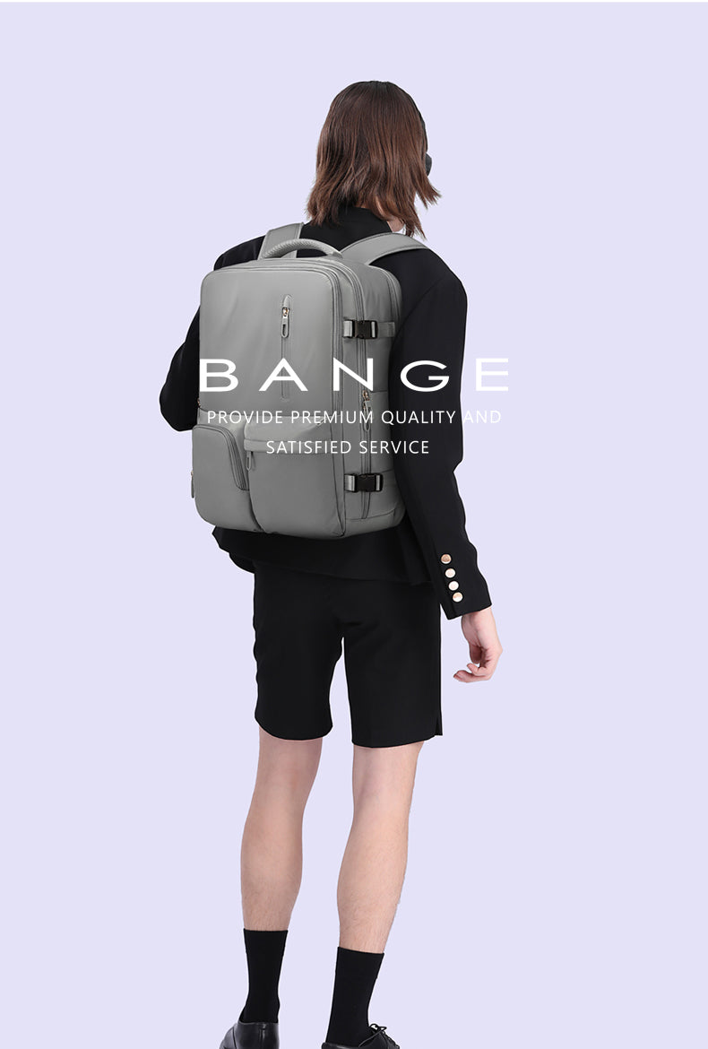 BANGE Best Carry-on Large Capacity Waterproof Backpack for School Travel