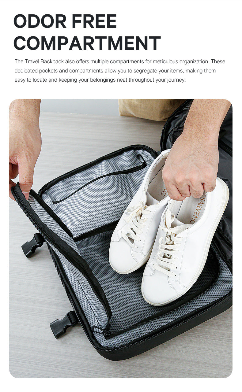 BANGE Hot Sell New Arrival 50L USB TSA Lock Weight Handle Waterproof Men Vacuum Compression Laptop Backpack
