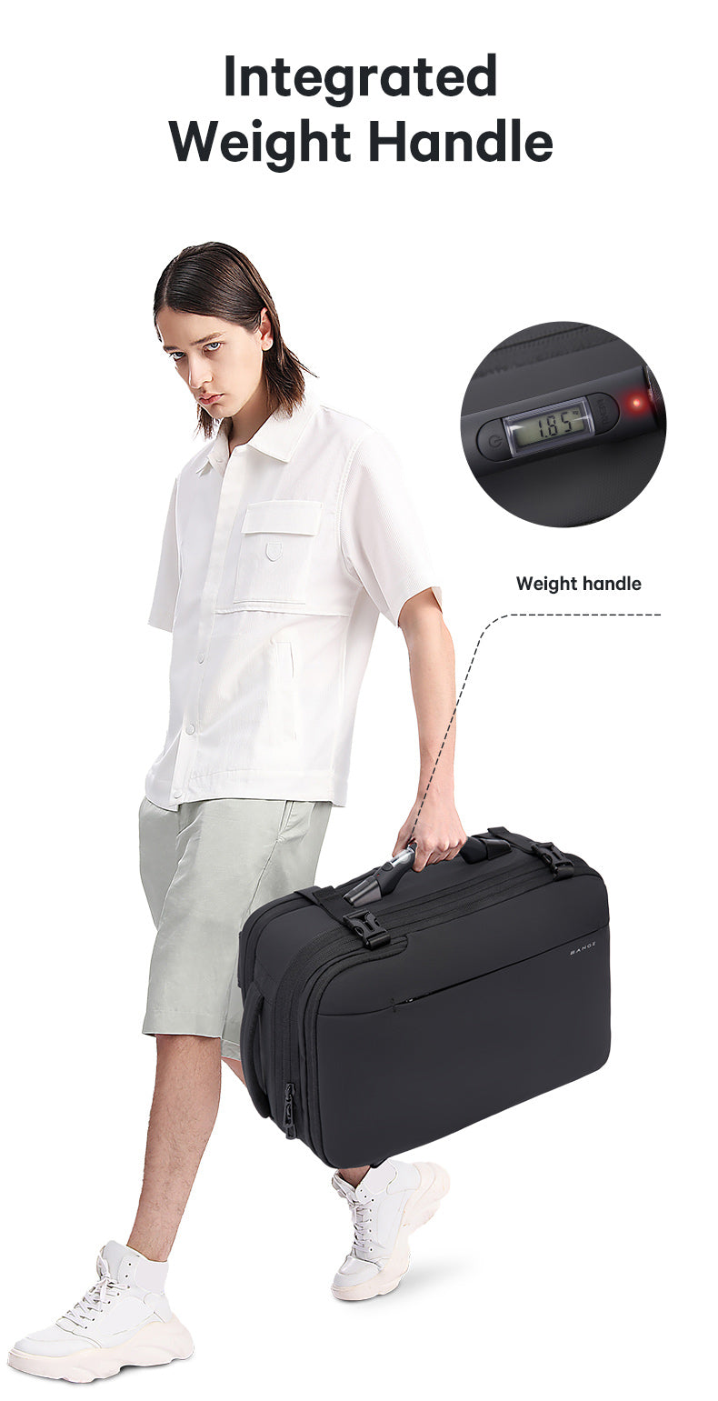 BANGE Hot Sell New Arrival 50L USB TSA Lock Weight Handle Waterproof Men Vacuum Compression Laptop Backpack