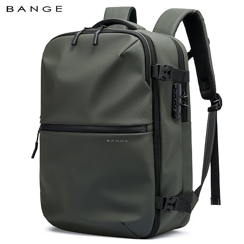 BANGE Anti-theft Carry-on Business Travel Backpack, Blue
