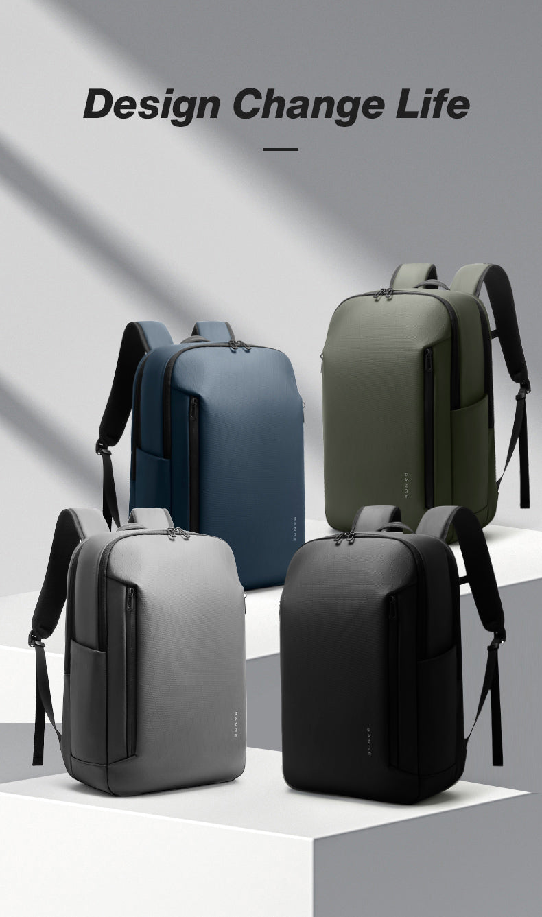 BANGE Hot-selling Ergonomic Waterproof Business Traveler Essential Laptop Backpack
