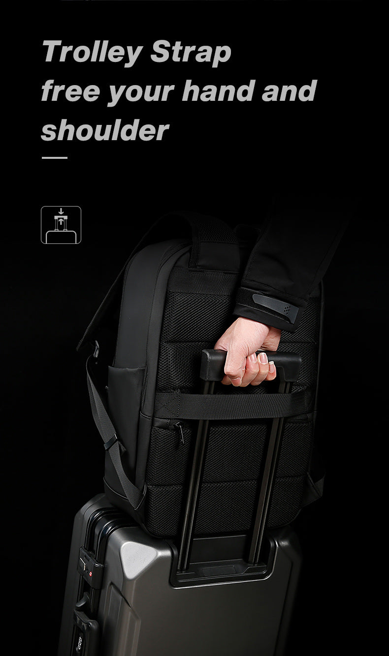BANGE Hot-selling Ergonomic Waterproof Business Traveler Essential Laptop Backpack