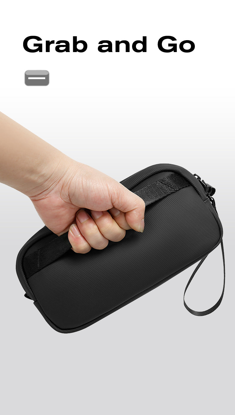 BANGE Portable Waterproof Tech Storage Bag for Travel & Commute