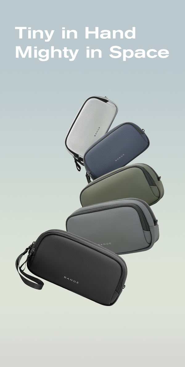 BANGE Minimalist Dual-Layer Waterproof & Tangle-Free Cable Organizer