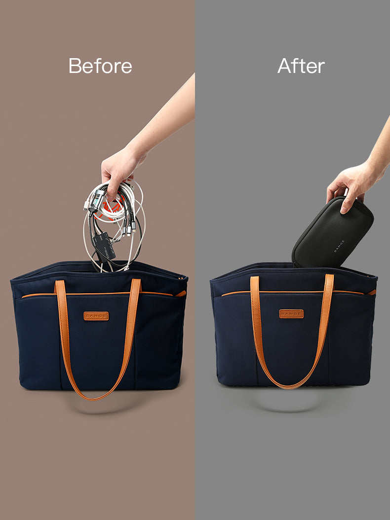 BANGE Minimalist Dual-Layer Waterproof & Tangle-Free Cable Organizer