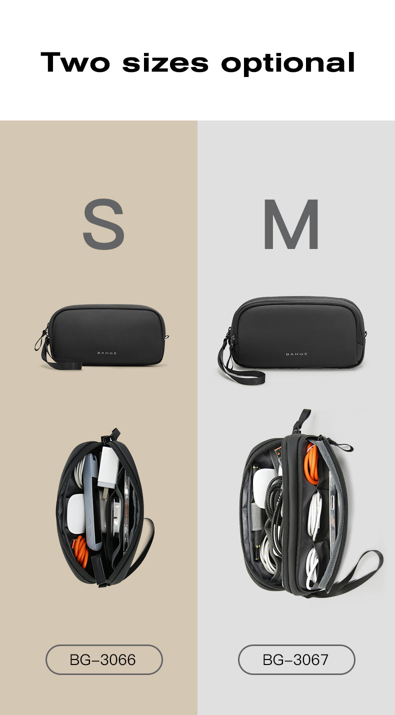 BANGE Minimalist Dual-Layer Waterproof & Tangle-Free Cable Organizer