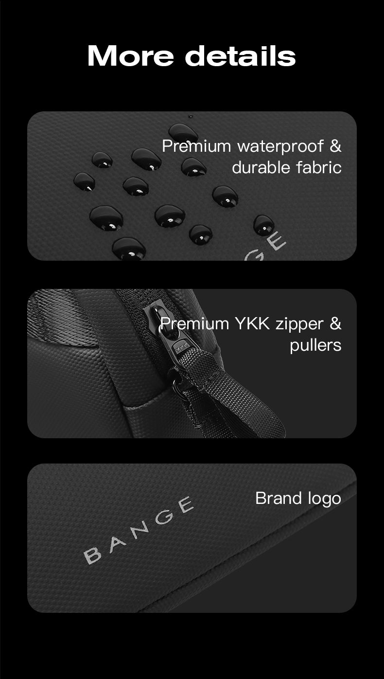 BANGE Minimalist Dual-Layer Waterproof & Tangle-Free Cable Organizer