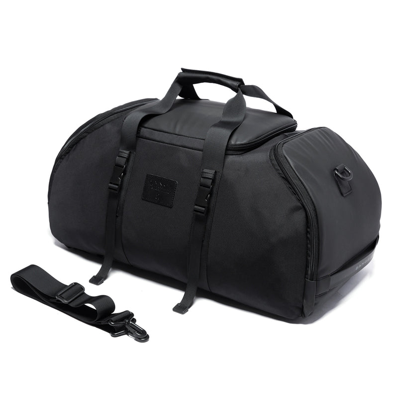 black travel bag men's BANGE 40L Multi-function Travel Gym Bag Backpack for men