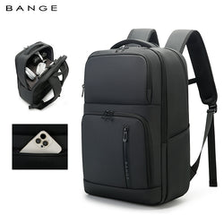 BANGE New Organized waterproof Commute Business School Backpack, Blue