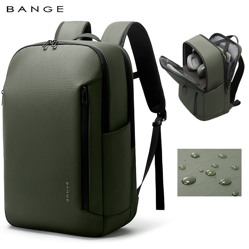 BANGE Hot-selling Ergonomic Waterproof Business Traveler Essential Laptop Backpack, Gray