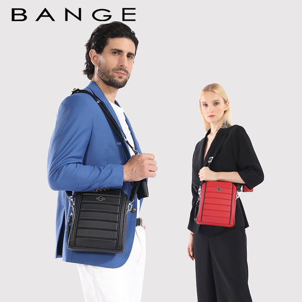 BANGE Sleek Commute & Business Travel Crossbody Bag for Men and Women