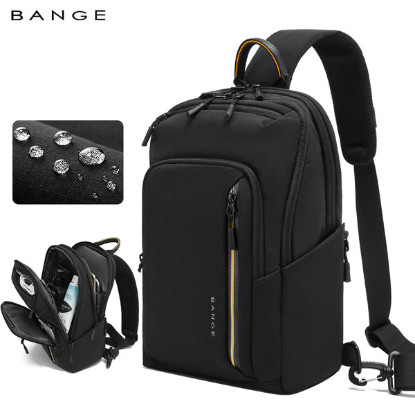 BANGE Waterproof & Breathable Minimalist 8L Crossbody Chest Bag for Everyday Use
