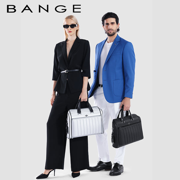 BANGE Minimalist Microfiber Waterproof Business Travel Briefcase