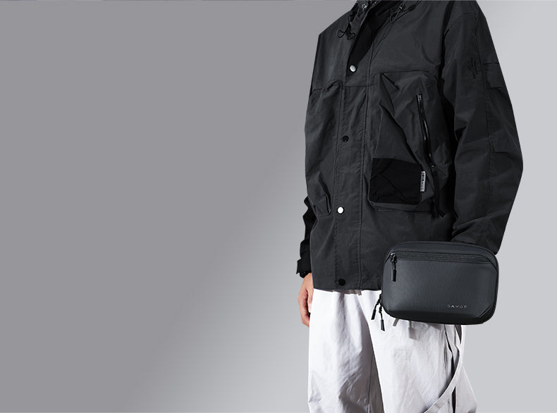 BANGE Ultimate Tech Pouch & Cable Organizer: Tangle-Free, Water-Resistant, Instant Access