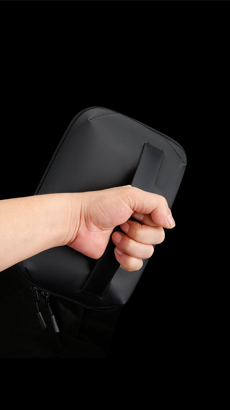 BANGE Ultimate Tech Pouch & Cable Organizer: Tangle-Free, Water-Resistant, Instant Access