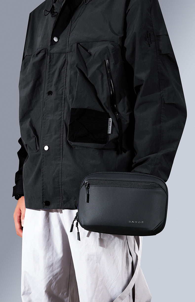 BANGE Ultimate Tech Pouch & Cable Organizer: Tangle-Free, Water-Resistant, Instant Access