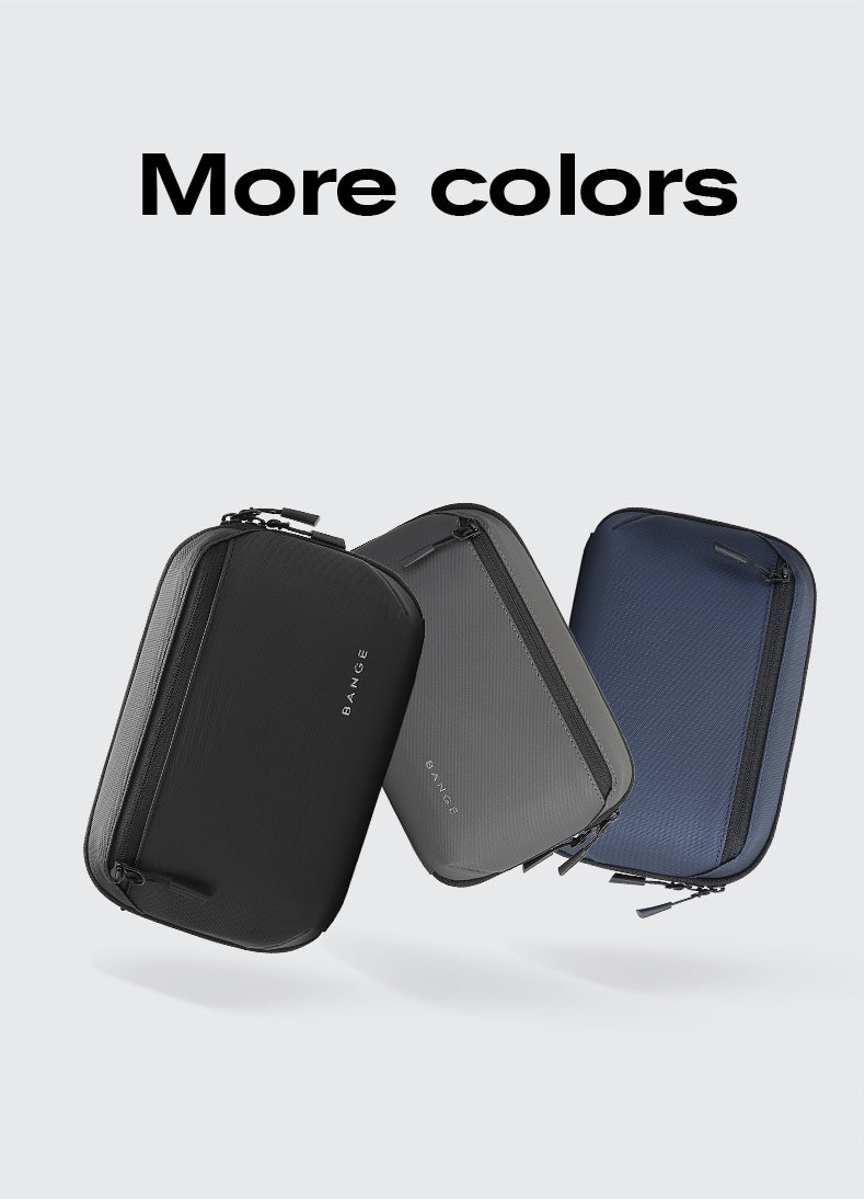 BANGE Ultimate Tech Pouch & Cable Organizer: Tangle-Free, Water-Resistant, Instant Access