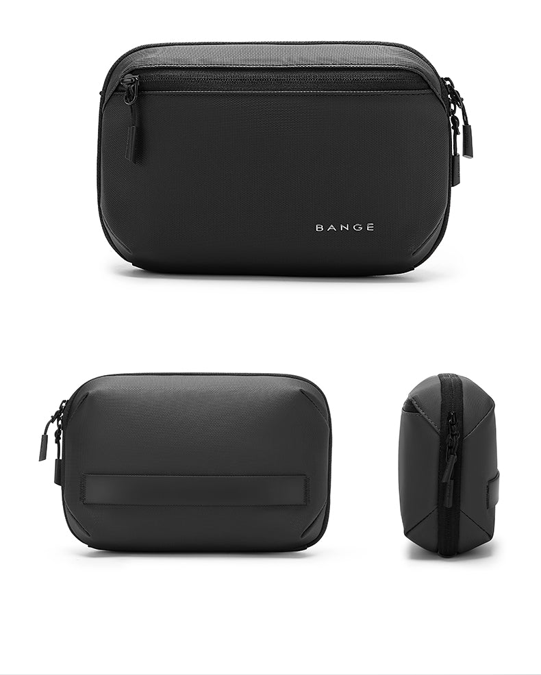 BANGE Ultimate Tech Pouch & Cable Organizer: Tangle-Free, Water-Resistant, Instant Access