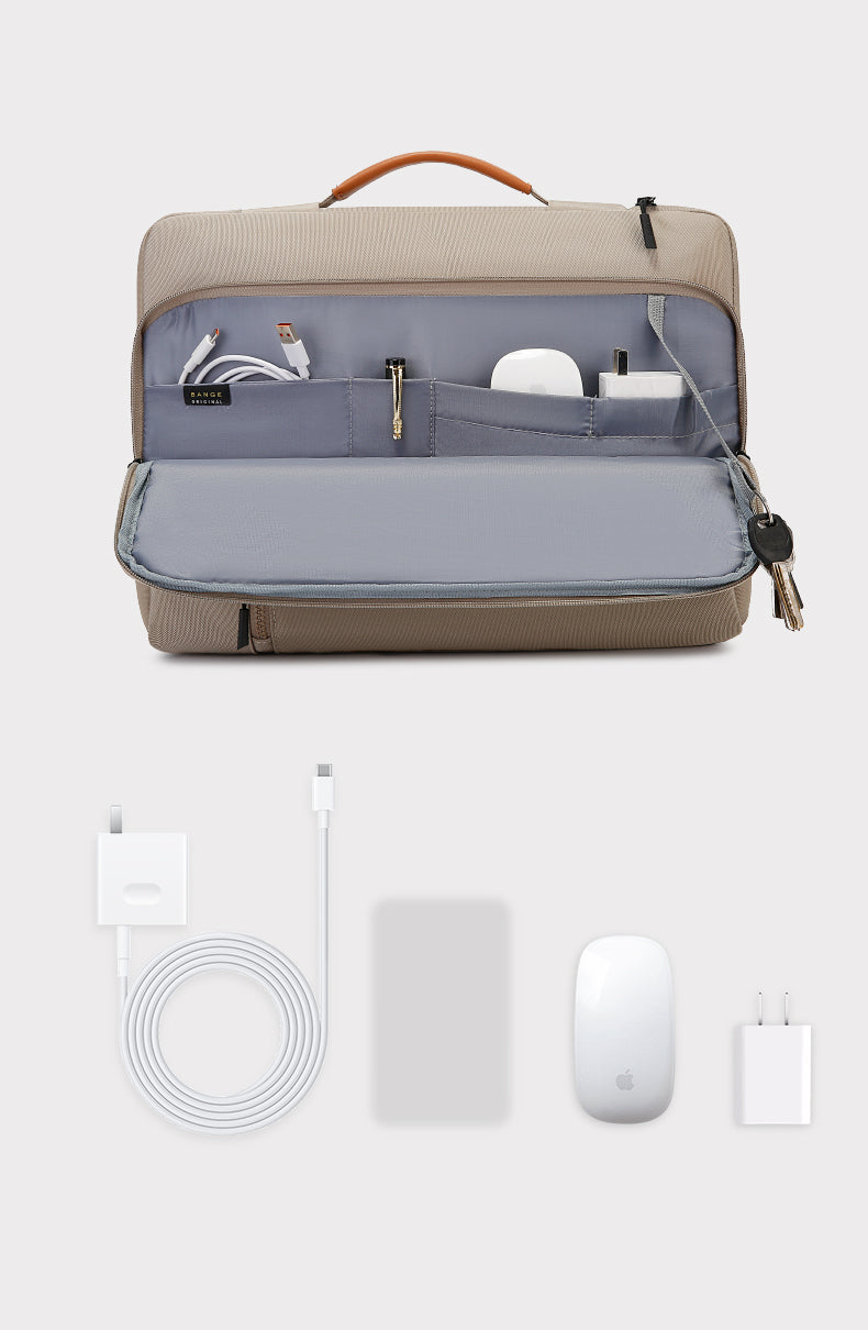 BANGE Carry-on Minimalist 14inch Laptop Bag for Commuting Meeting Business Travel