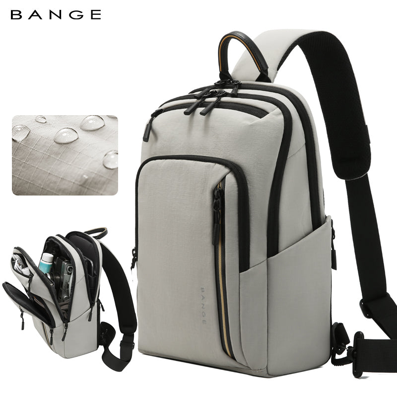 BANGE Waterproof & Breathable Minimalist 8L Crossbody Chest Bag for Everyday Use