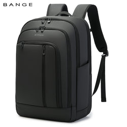 BANGE Water-resistant Business Travel Backpack with Padded Laptop Compartment Ergonomic College School Bag for Teens