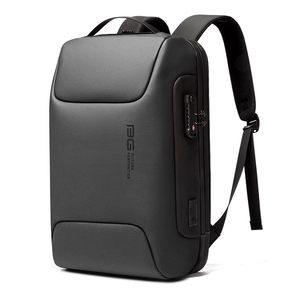 bange travel backpack BANGE Anti Theft Backpack with USB charging Port,Lightweight Business Backpack for Men and Women, grey