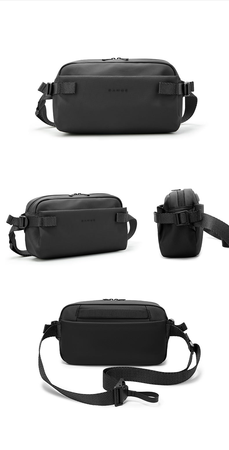 BANGE Minimalist Waterproof Urban Crossbody Sling Bag for Commute/Travel