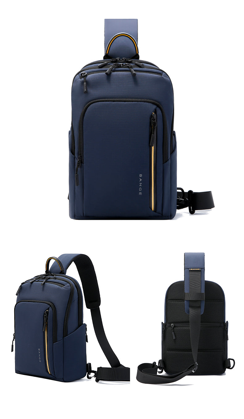 BANGE Waterproof & Breathable Minimalist 8L Crossbody Chest Bag for Everyday Use