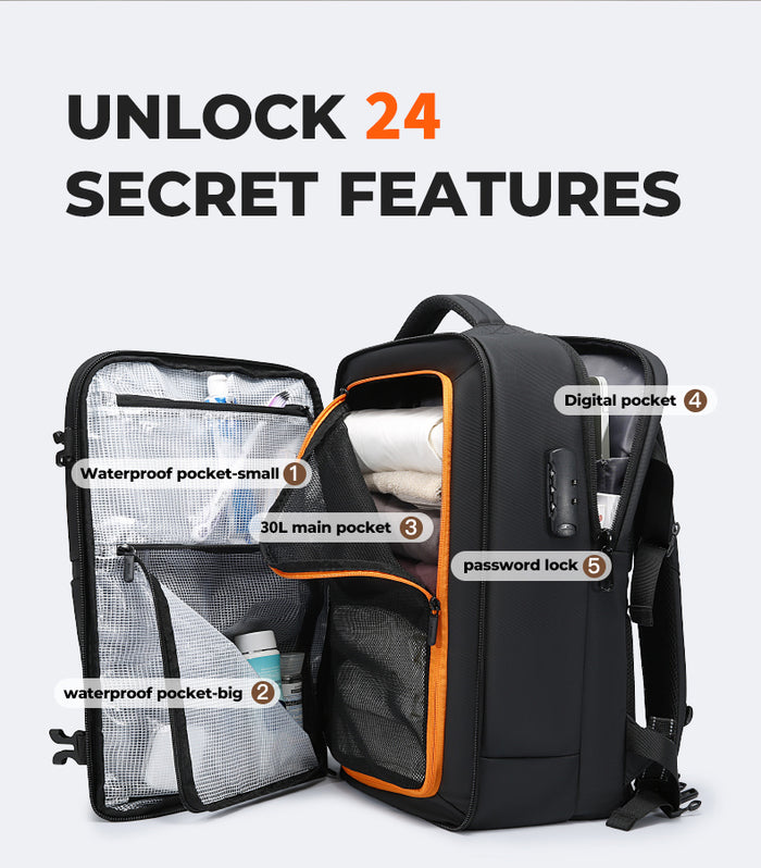 BANGE Multifunctional Waterproof Anti-theft Backpack for Travel/School – BANGE bag